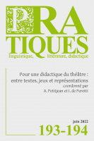 Pratiques Théâtre