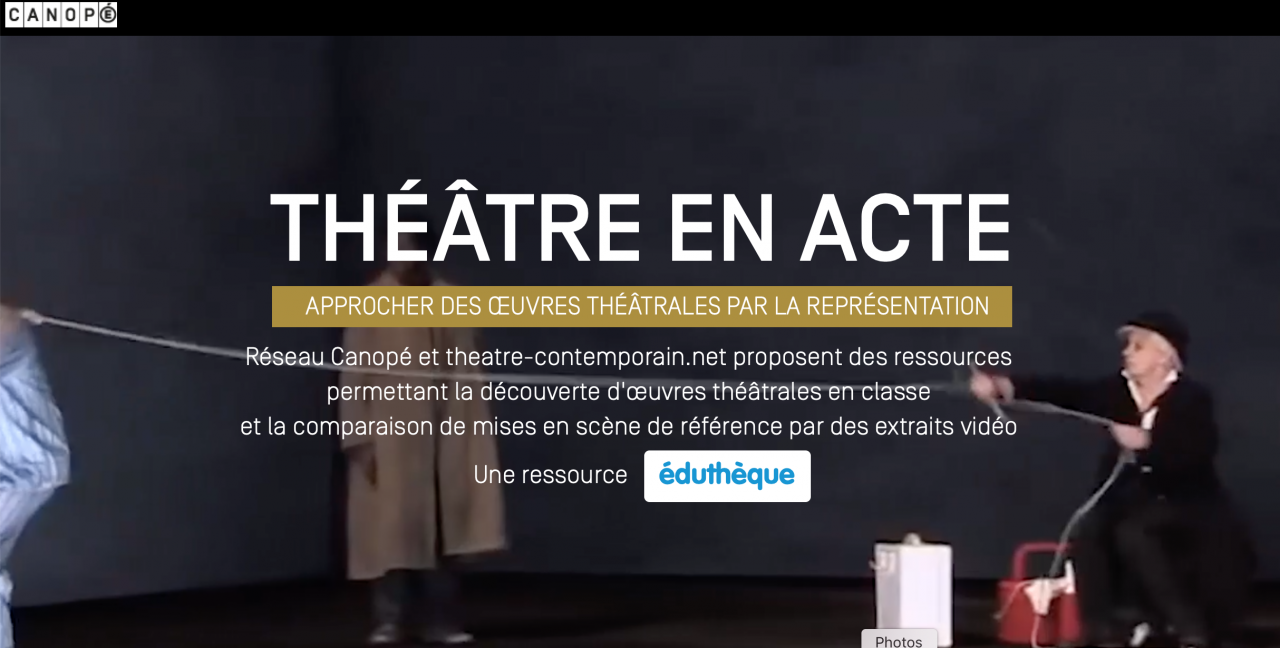 Theatre en acte 1